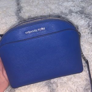 Michael Kors blue cross body bag